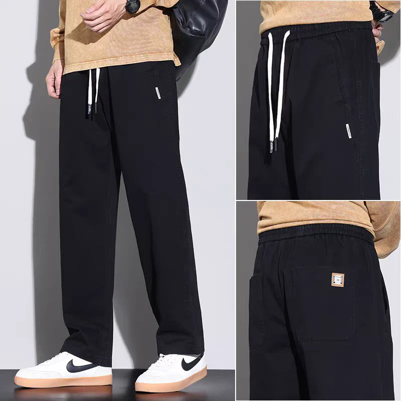 Premium Cotton Linen Relaxed Fit Drawstring Pants – Casual & Daily Wear