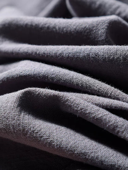 Premium Linen Blend Elastic Waist Casual Pants – Soft, Breathable & Comfortable Fit