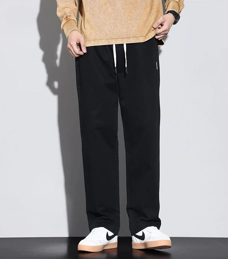 Premium Cotton Linen Relaxed Fit Drawstring Pants – Casual & Daily Wear