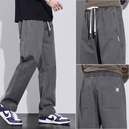 Premium Cotton Linen Relaxed Fit Drawstring Pants – Casual & Daily Wear