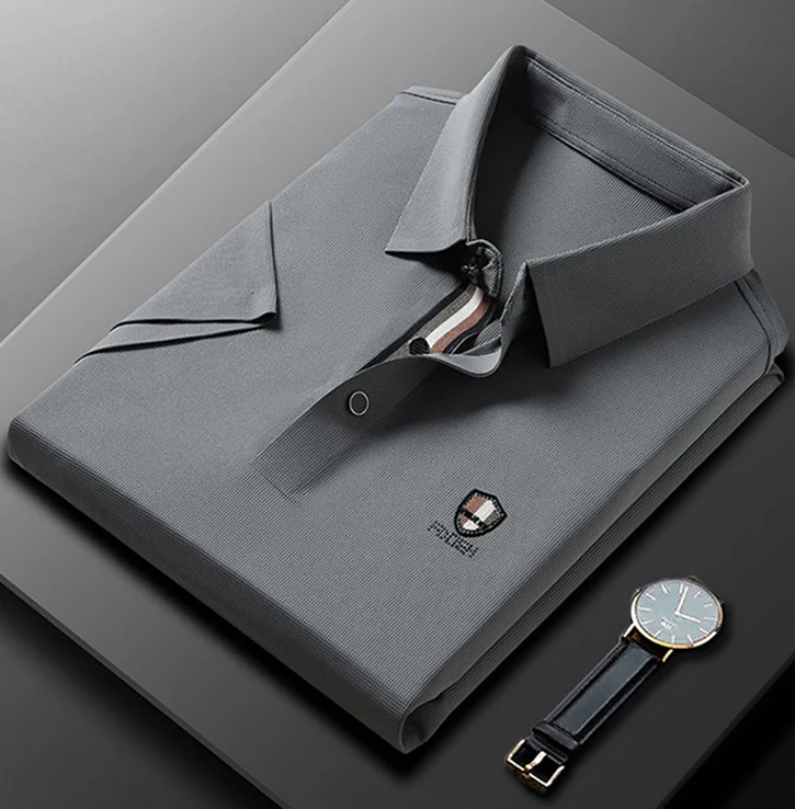 Premium Polo Shirt – Modern Minimalist Short Sleeve Collared Top