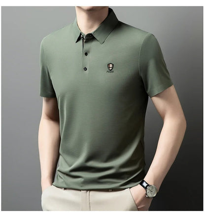 Premium Polo Shirt – Modern Minimalist Short Sleeve Collared Top